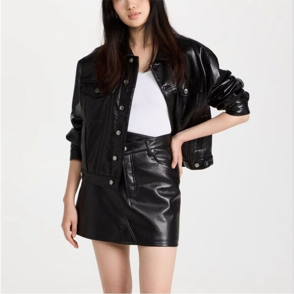 NWOT 598.00 Recycled Leather Charli Jacket in Detox
AGOLDE - Picture 2 of 6
